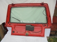1 Kofferraumdeckel/ Heckdeckel von Fiat fr den Fiat Panda mit Scheibe in rot