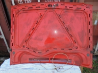 1 Motorhaube von VW fr den VW Polo 86C Bj 81-94 in rot