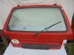1 Kofferraumdeckel/ Heckdeckel von Fiat fr den Fiat Panda mit Scheibe in rot
